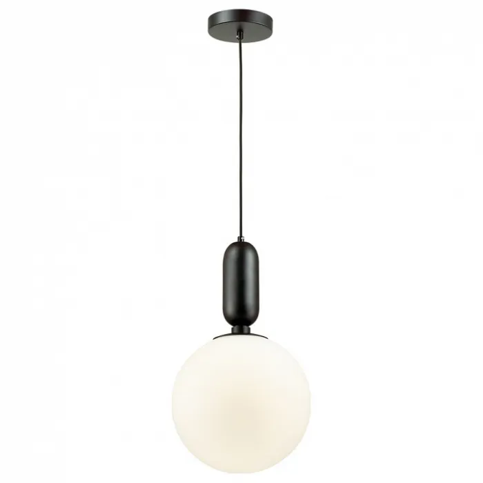 Подвесной светильник Odeon Light Okia 4671/1 Цвет арматуры черный Цвет плафонов белый от ImperiumLoft