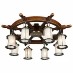 Потолочная люстра Omnilux Ferro OML-50307-08 Цвет арматуры бронза от ImperiumLoft
