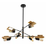 Люстра на штанге Indigo Severo 10004/6R Black от ImperiumLoft