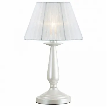 Настольная лампа декоративная Lumion Hayley 3712/1T Цвет арматуры белый Цвет плафонов белый