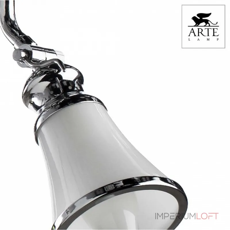 Спот Arte Lamp Vento A9231PL-3CC Цвет арматуры хром Цвет плафонов белый