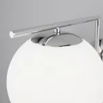 Светильник на штанге Eurosvet Frost 70153/1 хром Цвет плафонов белый Цвет арматуры хром