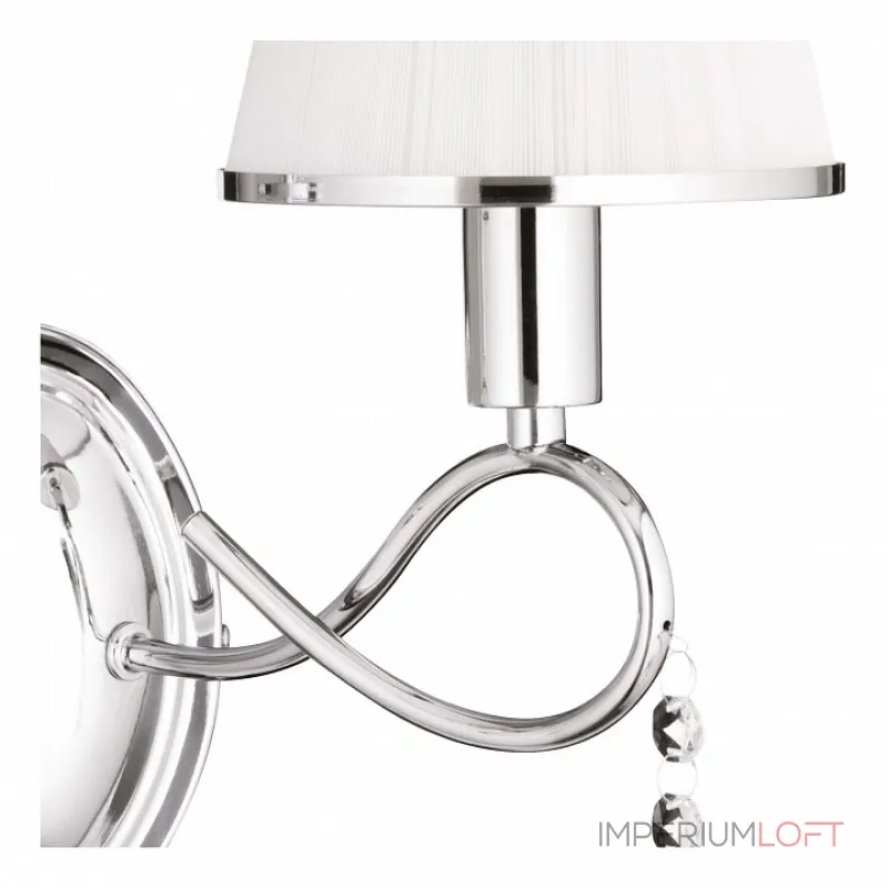 Бра Arte Lamp Logico A1035AP-2CC Цвет арматуры хром Цвет плафонов белый