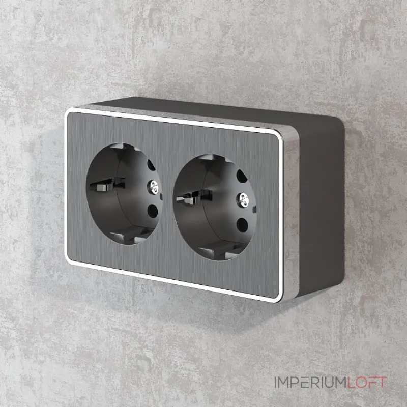 Розетка двойная с заземлением Werkel Gallant 3 W5072104 Розетка двойная с заземлением Werkel Gallant 3 W5072104
