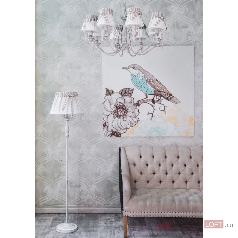 Торшер Maytoni Bird ARM013-22-W Цвет арматуры белый Цвет плафонов белый от ImperiumLoft