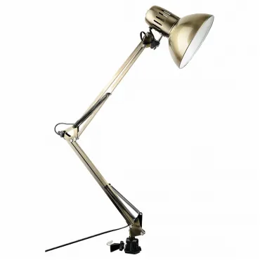 Настольная лампа офисная Arte Lamp Senior A6068LT-1AB Цвет арматуры бронза Цвет плафонов бронза от ImperiumLoft