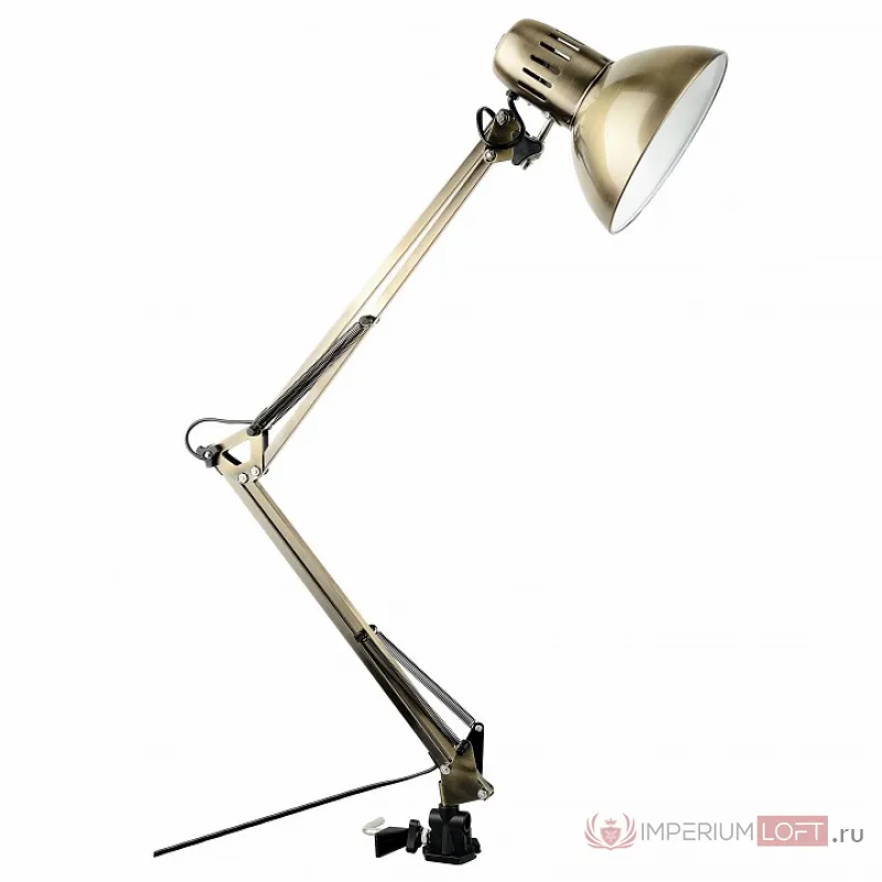 Настольная лампа офисная Arte Lamp Senior A6068LT-1AB Цвет арматуры бронза Цвет плафонов бронза от ImperiumLoft