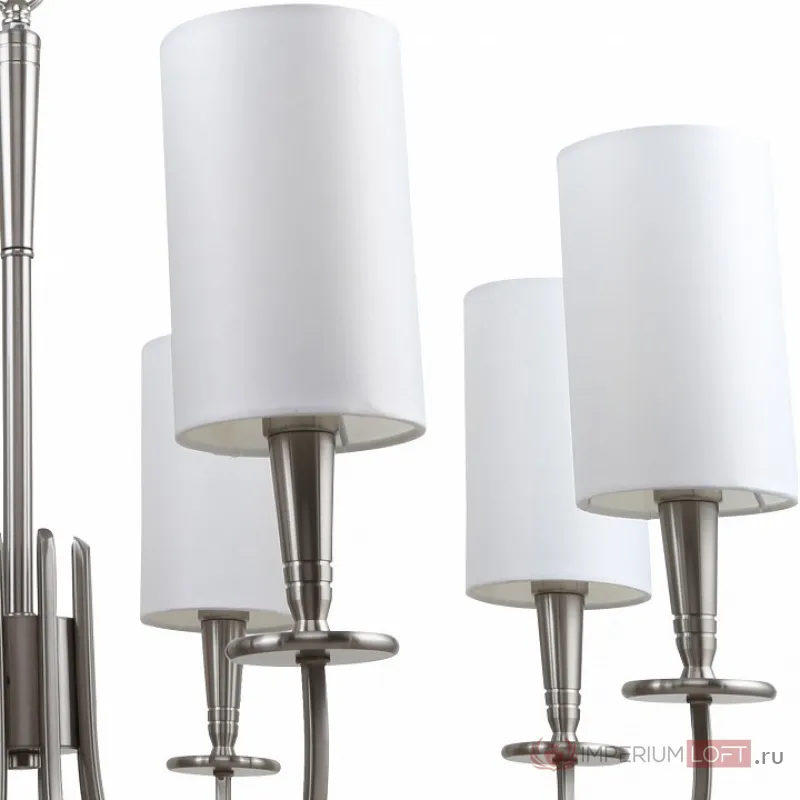 Подвесная люстра Stilfort Flokky 1044/11/08P Цвет плафонов белый Цвет арматуры никель от ImperiumLoft