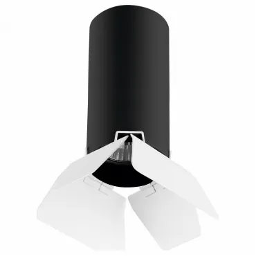 Накладной светильник Lightstar Rullo 3 R487436 Цвет плафонов черно-белый