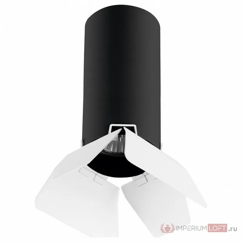 Накладной светильник Lightstar Rullo 3 R487436 Цвет плафонов черно-белый от ImperiumLoft