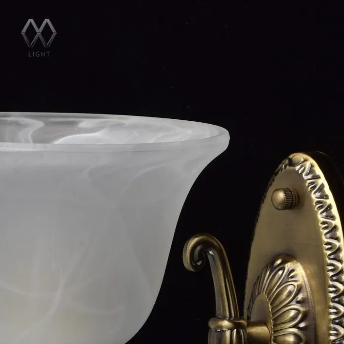 Бра MW-Light Ариадна 20 450026101 Цвет арматуры бронза Цвет плафонов белый от ImperiumLoft