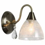 Бра Arte Lamp A1658AP-1AB Цвет арматуры бронза Цвет плафонов прозрачный