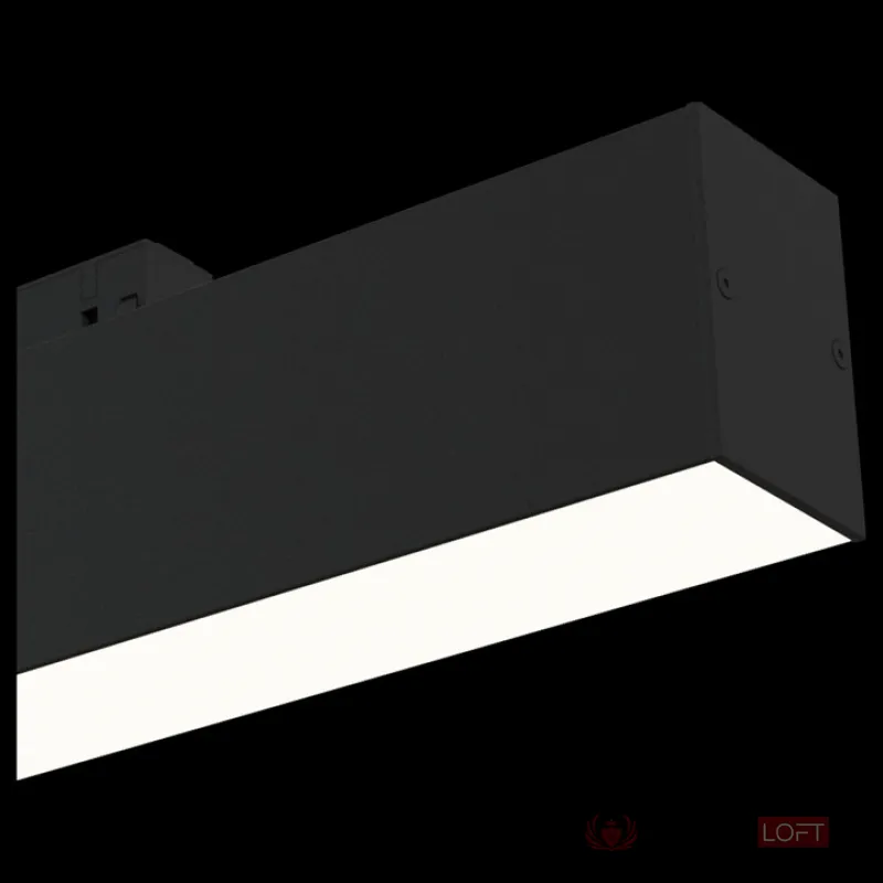 Накладной светильник Maytoni Track lamps TR012-2-12W4K-B Цвет арматуры черный Цвет плафонов черный от ImperiumLoft