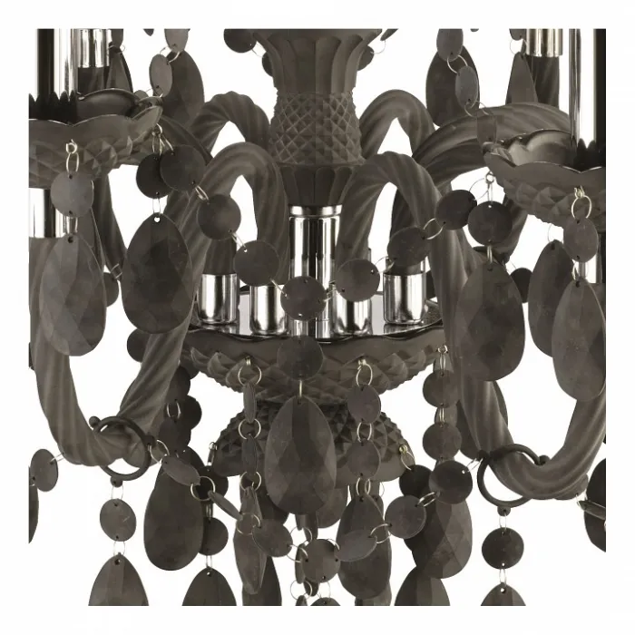 Подвесная люстра Arte Lamp Morris A8888LM-8GY Цвет арматуры хром Цвет плафонов серый от ImperiumLoft