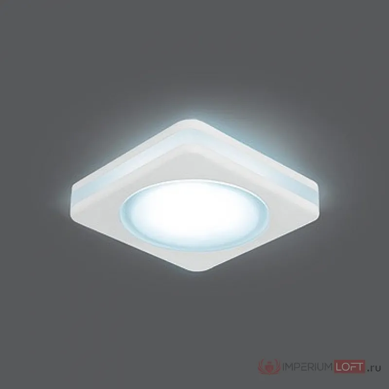 Встраиваемый светильник Gauss Backlight 10 BL101 Цвет арматуры белый Цвет плафонов белый от ImperiumLoft