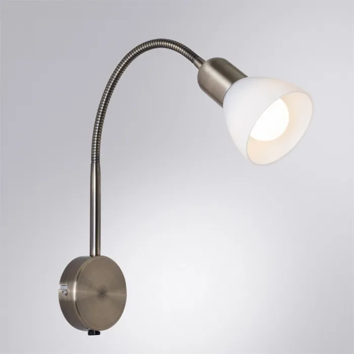 Бра Arte Lamp Falena A3116AP-1AB Цвет арматуры Коричневый Цвет плафонов Белый от ImperiumLoft