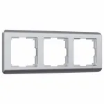 Рамка на 3 поста Werkel Snabb basic 3 W0032106 Цвет арматуры серебро от ImperiumLoft