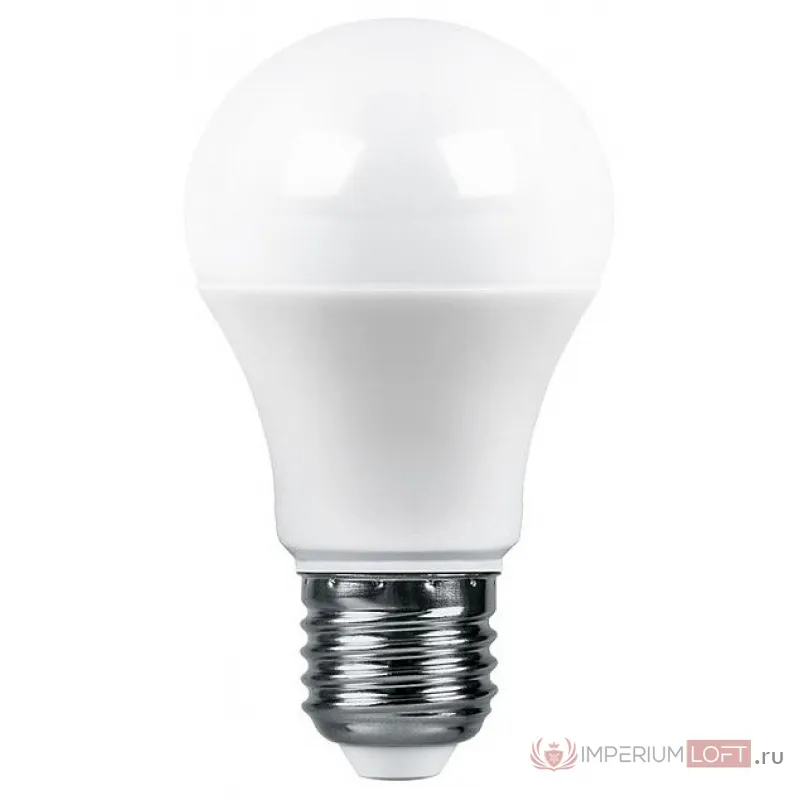 Лампа светодиодная Feron LB-1013 E27 13Вт 2700K 38032 Цвет арматуры никель Цвет плафонов белый от ImperiumLoft