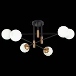 Потолочная люстра ST-Luce Limano SL1203.402.06 Цвет плафонов белый Цвет арматуры бронза от ImperiumLoft