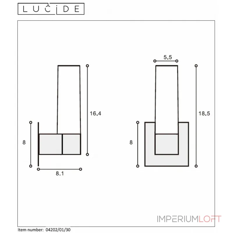 Светильник на штанге Lucide 04202/01/30