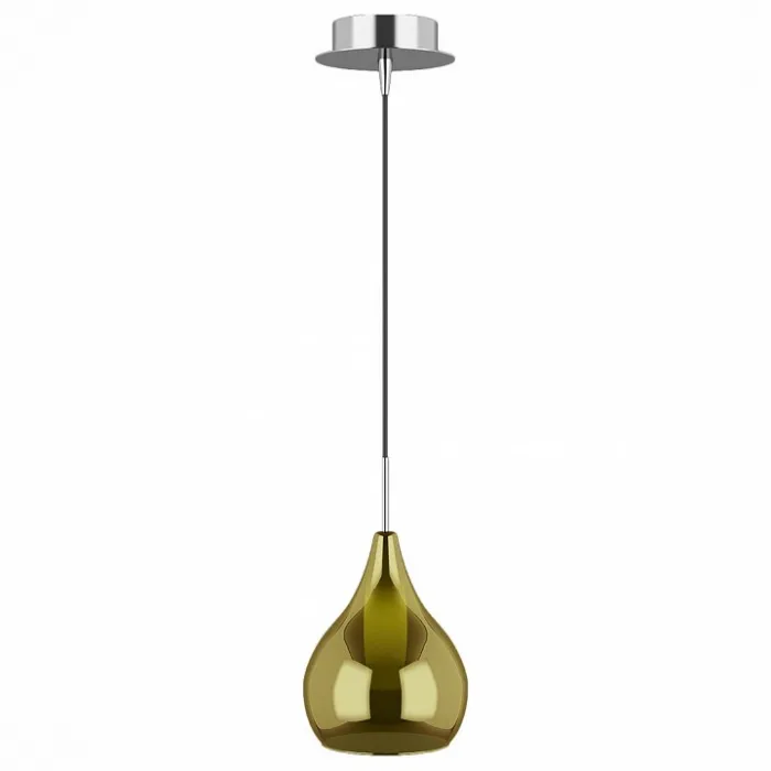Подвесной светильник Lightstar Pentola 803038 Цвет арматуры хром Цвет плафонов зеленый от ImperiumLoft