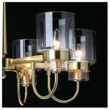 Подвесная люстра MW-Light Элла 18 483014906 Цвет арматуры медь Цвет плафонов серый от ImperiumLoft