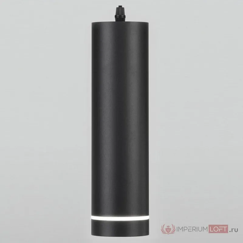 Подвесной светильник Eurosvet Topper 50163/1 LED черный Цвет арматуры черный Цвет плафонов черный от ImperiumLoft