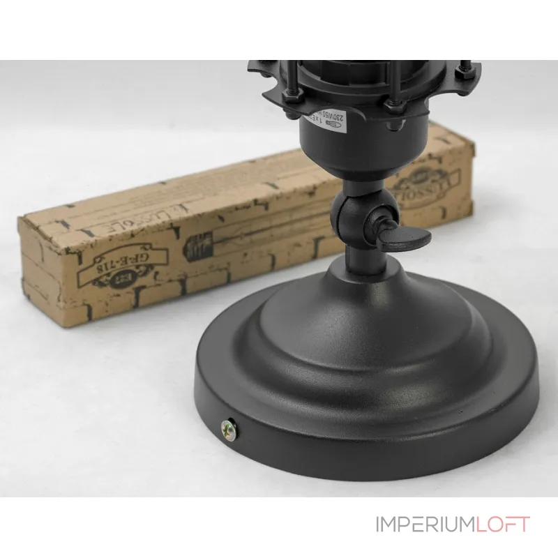 Бра Lussole Irondequoit LSP-9108 Цвет арматуры черный от ImperiumLoft Бра Lussole Irondequoit LSP-9108 Цвет арматуры черный от ImperiumLoft