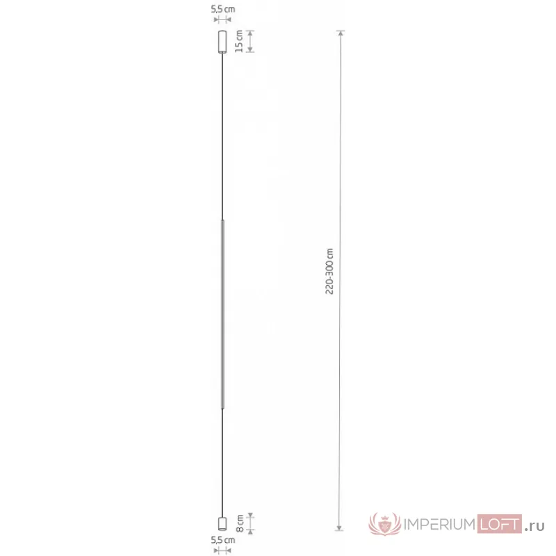 Подвесной светильник Nowodvorski Vertic Led 10362 от ImperiumLoft