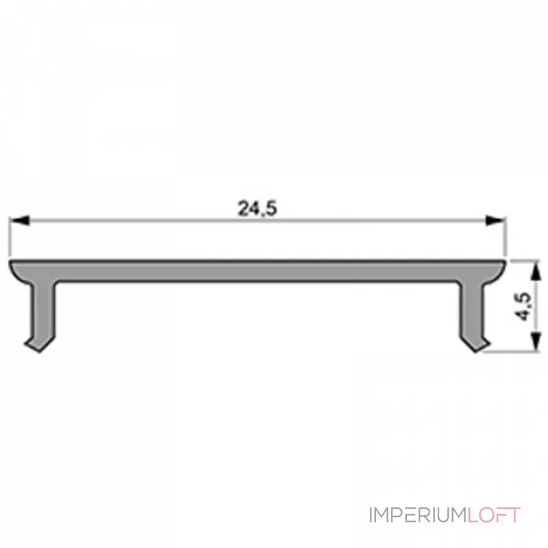 Профиль накладной  Deko-Light P-01-20 983044 от ImperiumLoft Профиль накладной  Deko-Light P-01-20 983044 от ImperiumLoft