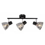 Спот TopLight Maralyn TL1234Y-03BL Цвет арматуры черный Цвет плафонов серый
