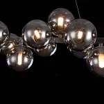 Подвесная люстра Maytoni Dallas MOD547PL-25CH Цвет арматуры хром Цвет плафонов серый от ImperiumLoft