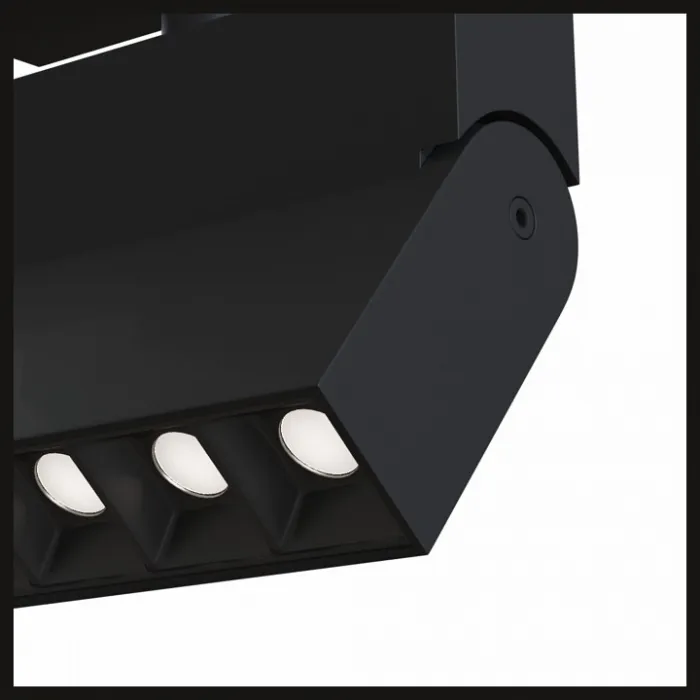 Светильник на штанге Maytoni Track lamps TR015-2-10W4K-B Цвет арматуры черный Цвет плафонов черный от ImperiumLoft