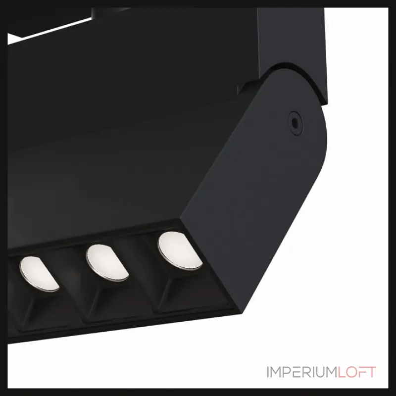 Светильник на штанге Maytoni Track lamps TR015-2-10W4K-B Цвет арматуры черный Цвет плафонов черный