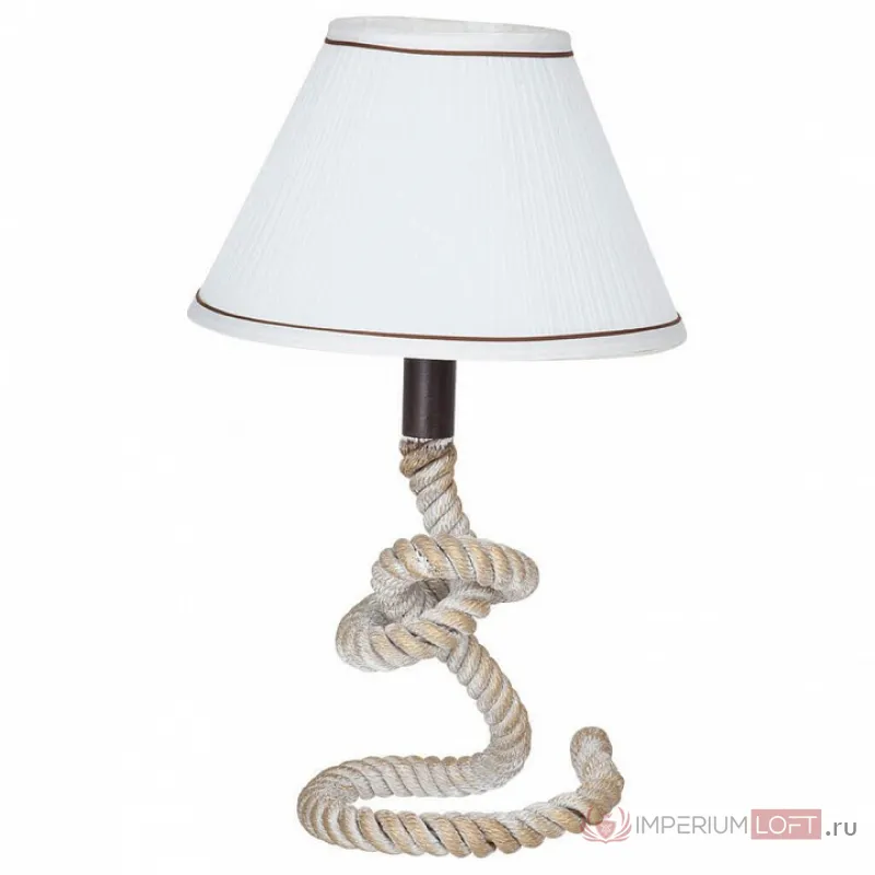Настольная лампа декоративная Vitaluce V4302 V4302/1L Цвет арматуры коричневый Цвет плафонов белый от ImperiumLoft