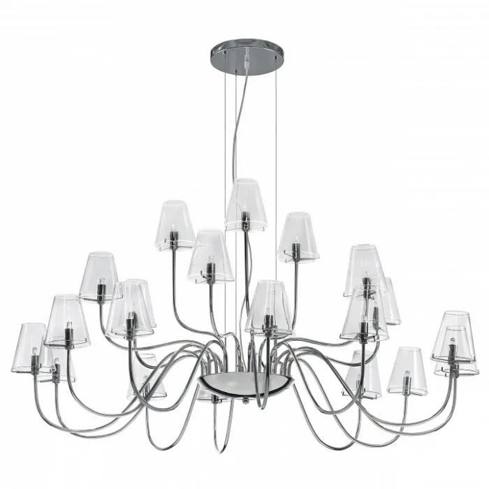 Подвесная люстра Lightstar Diafano 758214 Цвет арматуры хром Цвет плафонов прозрачный от ImperiumLoft