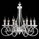 Подвесная люстра Eurosvet 22404 22404/8 белый с золотом Цвет арматуры золото от ImperiumLoft
