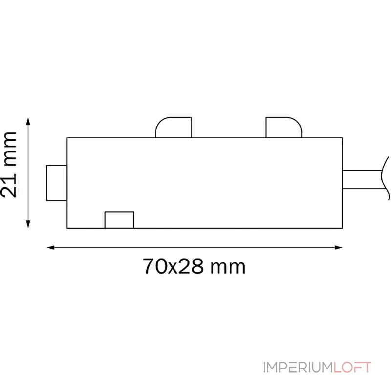 Токопровод концевой Lightstar Barra 505117 от ImperiumLoft Токопровод концевой Lightstar Barra 505117 от ImperiumLoft