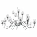 Подвесная люстра Lightstar Diafano 758214 Цвет арматуры хром Цвет плафонов прозрачный от ImperiumLoft