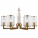 Подвесная люстра Stilfort Vase 1046/05/06P Цвет плафонов серый Цвет арматуры золото