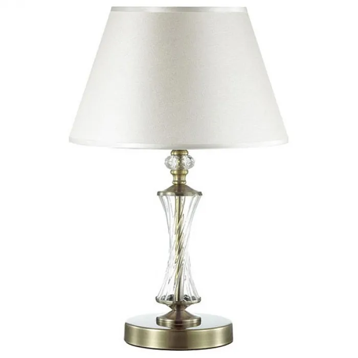 Настольная лампа декоративная Lumion Kimberly 4408/1T Цвет арматуры бронза Цвет плафонов белый от ImperiumLoft