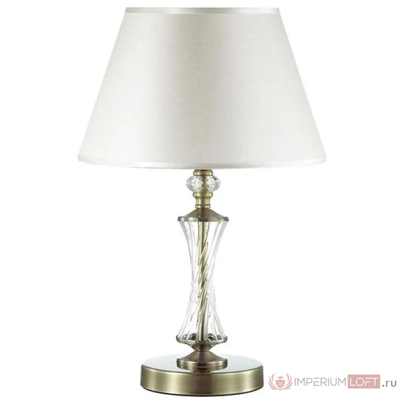 Настольная лампа декоративная Lumion Kimberly 4408/1T Цвет арматуры бронза Цвет плафонов белый от ImperiumLoft