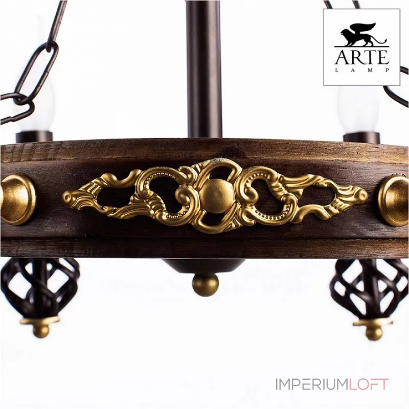 Подвесная люстра Arte Lamp Cartwheel A4550LM-6CK 