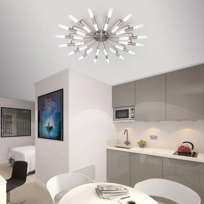 Потолочная люстра Bogate's Bastone 552 Цвет арматуры никель от ImperiumLoft