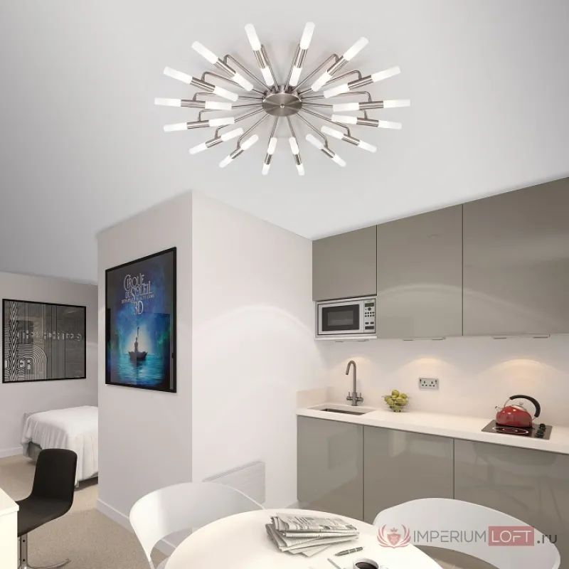 Потолочная люстра Bogate's Bastone 552 Цвет арматуры никель от ImperiumLoft