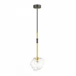 Подвесной светильник Odeon Light Stono 4789/1 Цвет плафонов прозрачный Цвет арматуры золото от ImperiumLoft