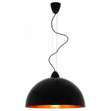 Подвесной светильник Nowodvorski Hemisphere Black-G 4844 Цвет плафонов медь Цвет арматуры черный