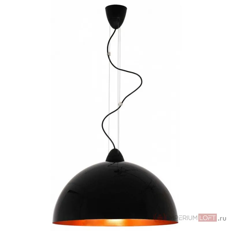 Подвесной светильник Nowodvorski Hemisphere Black-G 4844 Цвет плафонов медь Цвет арматуры черный от ImperiumLoft