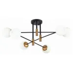 Потолочная люстра ST-Luce Limano SL1203.402.06 Цвет плафонов белый Цвет арматуры бронза от ImperiumLoft