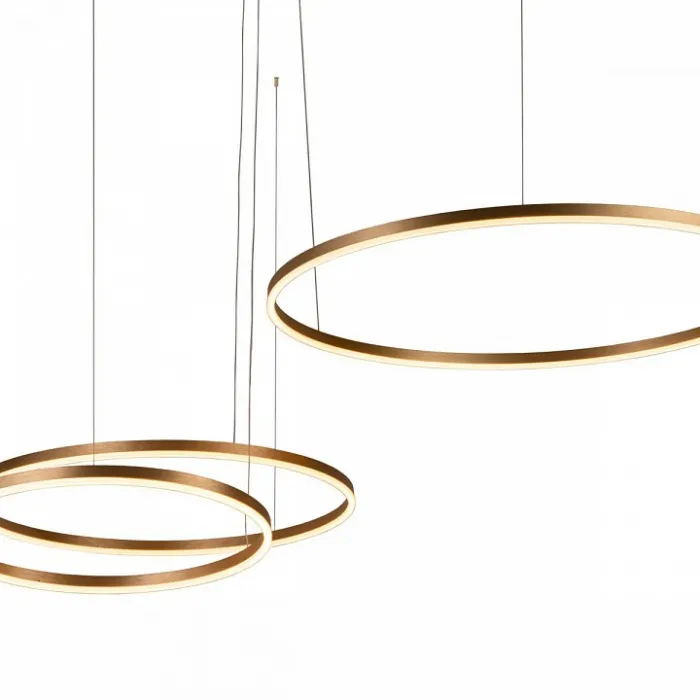 Подвесной светильник Loft it Ring 10017/3L Цвет арматуры золото Цвет плафонов золото от ImperiumLoft